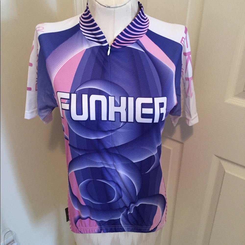 Funkier women’s biking jersey NWT M $85